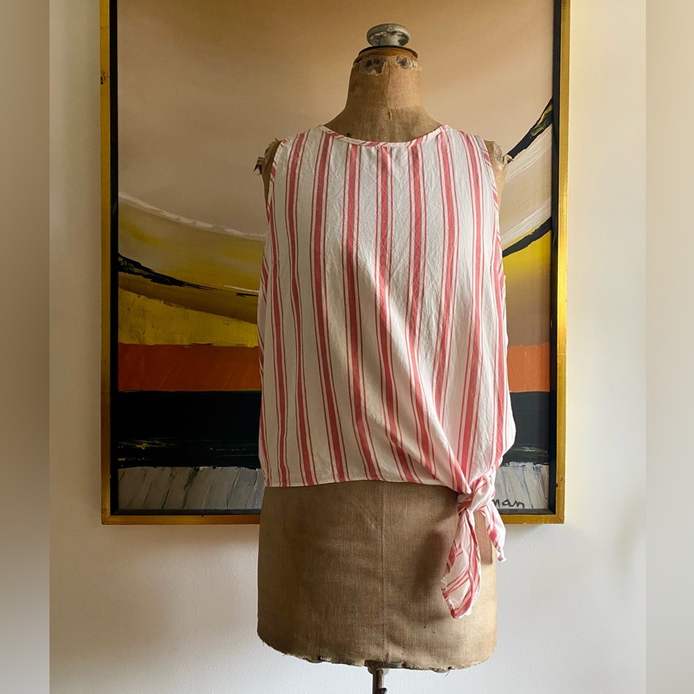 Madewell Side Tie Stripe Tank